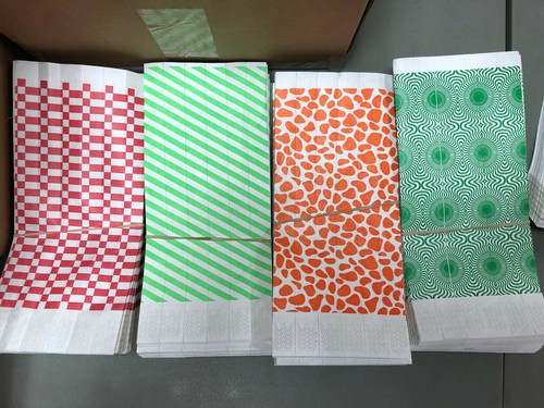000 mixed pattern tyvek - 10,000,